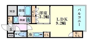 SERENiTE福島sceltoの物件間取画像